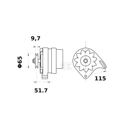 Alternateur MAHLE MG432