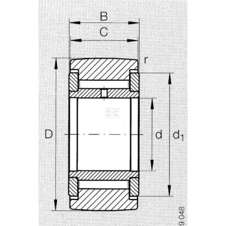 Galet de cames SKF NATV8SKF