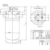 Filtre MP FILTRI MSH150BP25