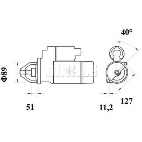 Démarreur MAHLE MS894