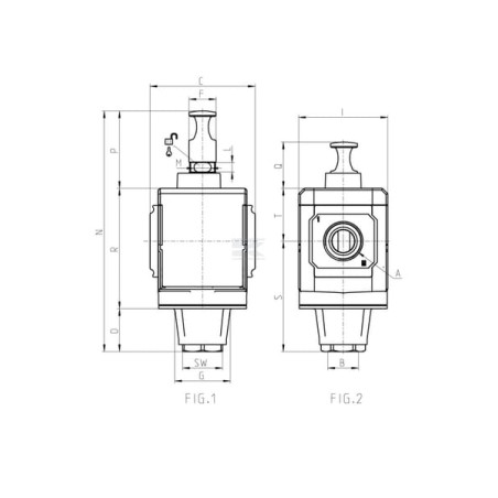 Vanne d'isolement CAMOZZI MX238V01