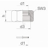Ecrou VOSS MVF10SWD