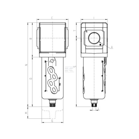 Filtre CAMOZZI MX212FC03