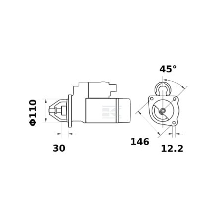 Démarreur MAHLE MS248