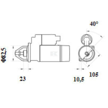 Démarreur MAHLE MS1174