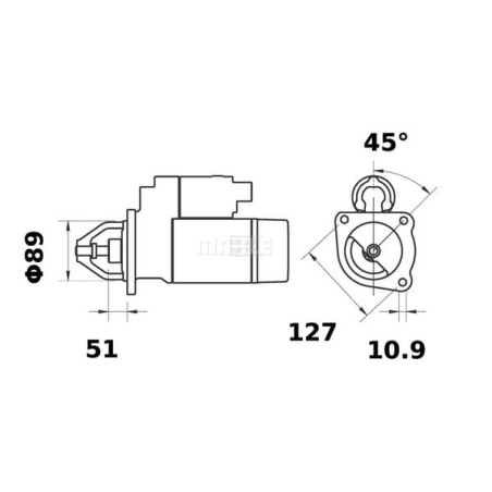 Démarreur MAHLE MS397