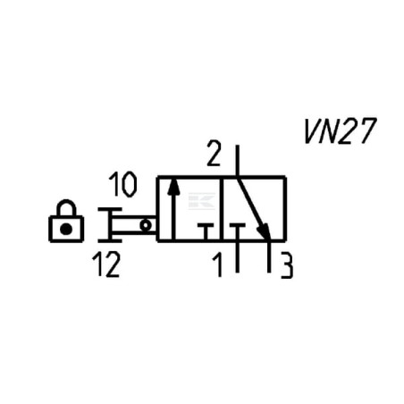 Vanne d'isolement CAMOZZI MX212V01