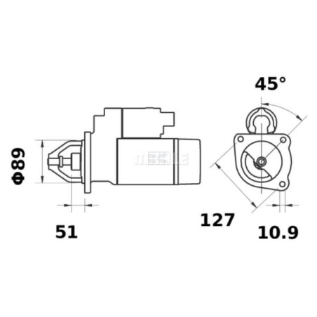 Démarreur MAHLE MS148