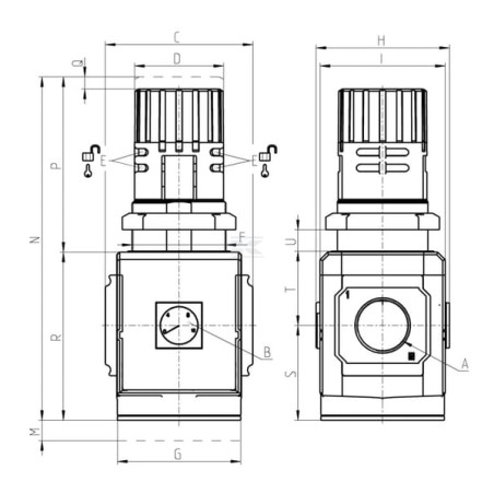 Régulateur CAMOZZI MX238R014