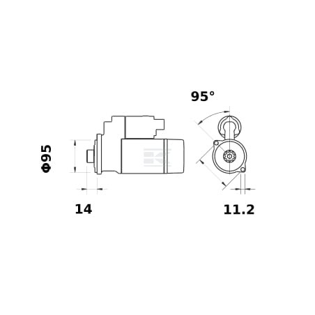 Démarreur MAHLE MS215