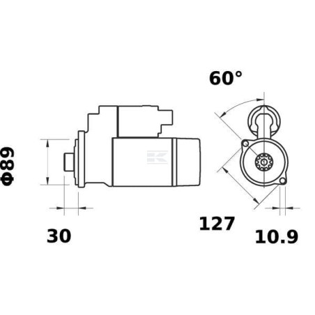 Démarreur MAHLE MS653