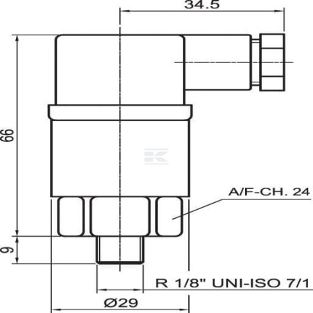 Bouton poussoir MP FILTRI MP9BEA20HA50P01