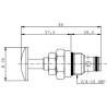 P valve UNIVERSEL MPPMVENC