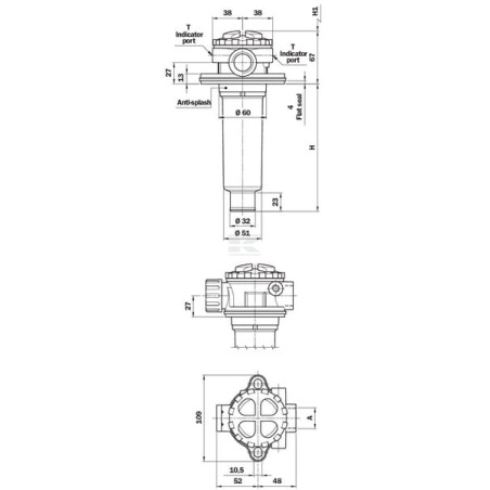Boîtier MP FILTRI MPT90253