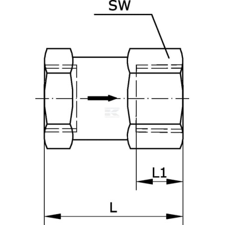 Clapet anti-retour UNIVERSEL NRVM5