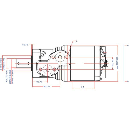 Moteur orbital WHITE OMR501516210