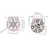 Moteur orbital WHITE OMR501516210