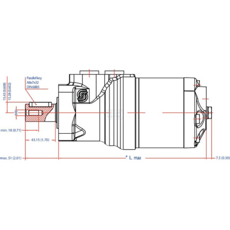 Moteur orbital WHITE OMR501516210