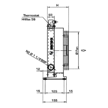 Refroidisseur EMMEGI OK2040K01201