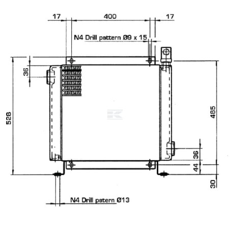 Refroidisseur EMMEGI OK2040K01201