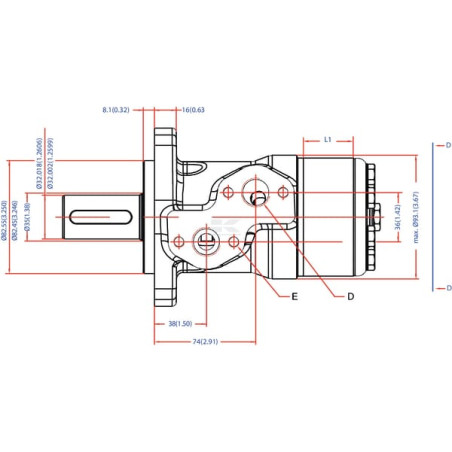 Moteur WHITE OMP4001515009