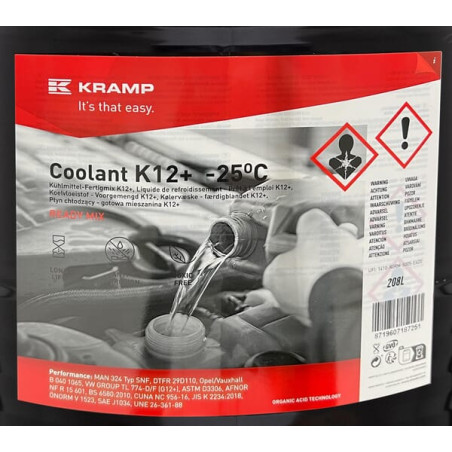 Liquide de refroidissement UNIVERSEL OAT251208KR