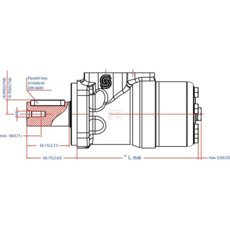 Moteur WHITE OMP1251515004