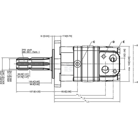 Moteur WHITE OMS160151F0563