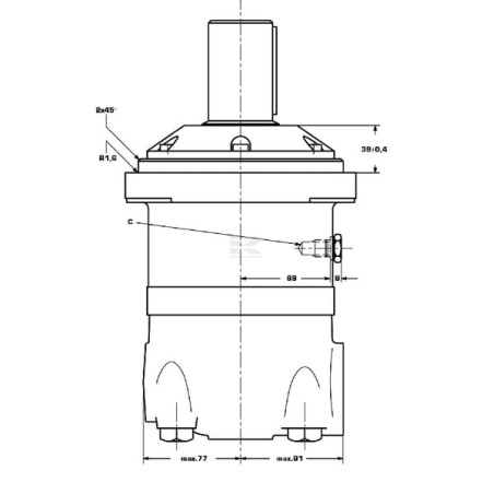 Moteur DANFOSS OMV500151B3102