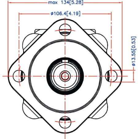 Moteur orbital WHITE OMS100151F2201