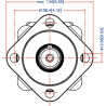 Moteur orbital WHITE OMS100151F2201