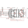 Moteur DANFOSS OMT400151B3004