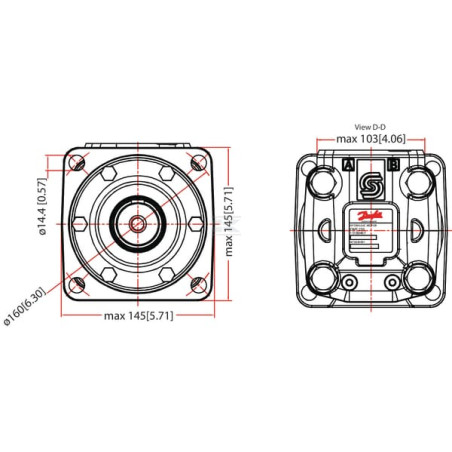 Moteur DANFOSS OMT400151B3004