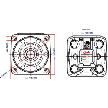 Moteur DANFOSS OMT315151B3015