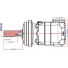 Moteur DANFOSS OMT500151B3023