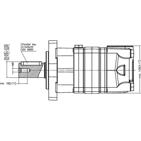 Moteur WHITE OMS200151F0693