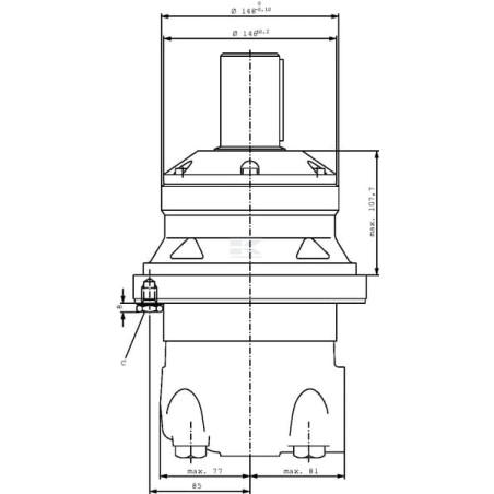 Roue moteur DANFOSS OMVW40011024332