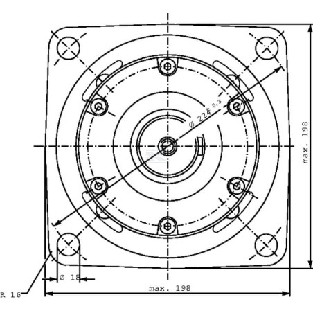 Roue moteur DANFOSS OMVW40011024332