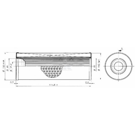 Filtre hydraulique DONALDSON P173483