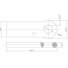 OEillet de remorque UNIVERSEL PC50305