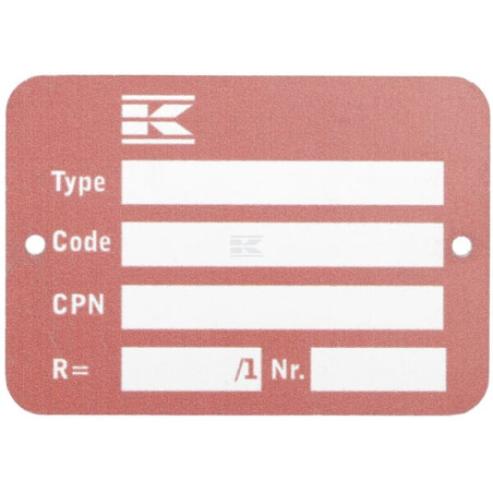 Plaque COMER PD9TP