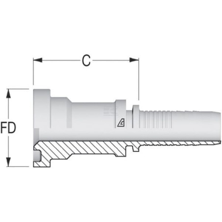Embout ALFAGOMMA PFL6332