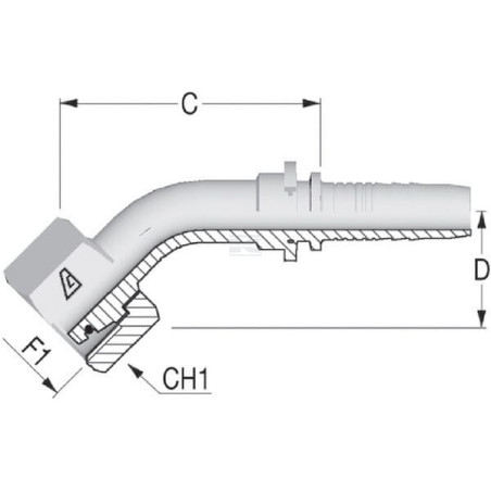 Pièce d'insertion ALFAGOMMA PGSO162445