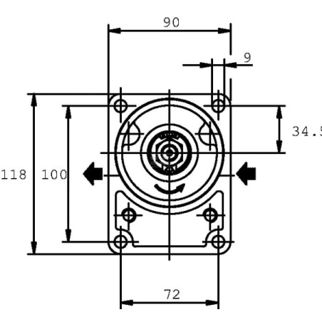 Pompe à engrainages CASAPPA PLP204D355B2