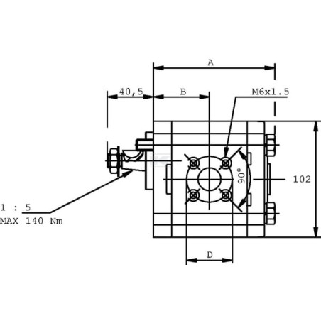 Pompe hydraulique CASAPPA PLP204S054B4