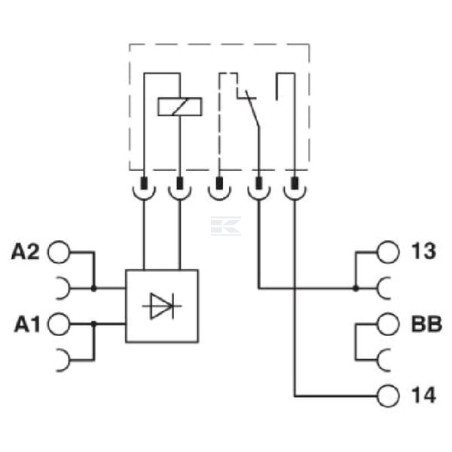 Socle PHOENIX CONTACT PLCBSC24DC1ACT
