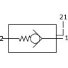 Clapet anti-retour UNIVERSEL PNRV144