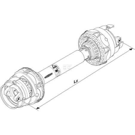 Arbre de transmission WALTERSCHEID PWZ58011605910743
