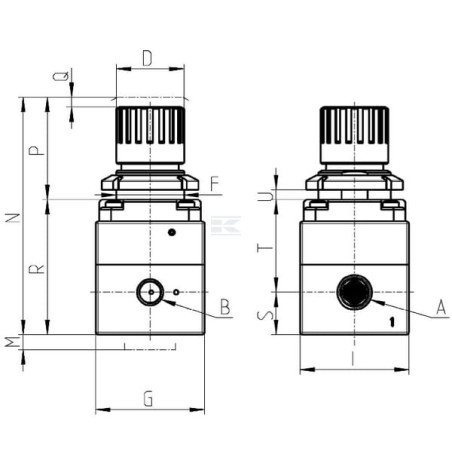 Régulateur CAMOZZI PR104M02