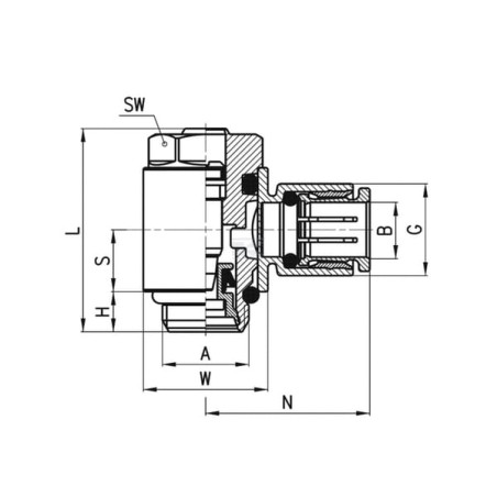 Limiteur débit CAMOZZI PSCU604184